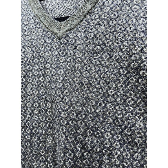 Vintage 90s Mens Claiborne Knit Merino wool Sweater Medium Kurt Kobain - Picture 2 of 8